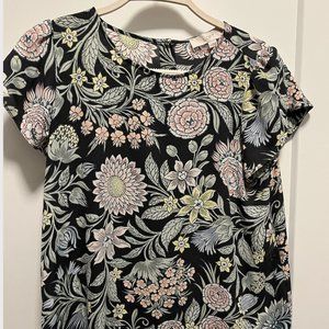 Womens floral Loft blouse